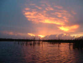 Sunrise as well, sunset on Lake Kissimmee 